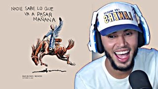 REACCIONO EL ALBUM DE BAD BUNNY COMPLETO [upl. by Emylee]