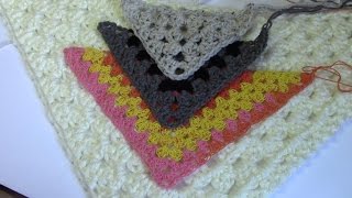 Haken  tutorial 84 granny omslagdoek [upl. by Noraa]