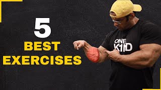 The Perfect Forearm Workout 5 Best Exercises  Yatinder Singh [upl. by Llenal325]