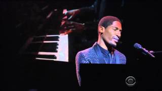 Jon Batiste Performing Blackbird  09 FEB 2016 [upl. by Shellie]