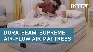 Intex® 20in DuraBeam® Plus Supreme AirFlow Air Mattress [upl. by Moyer]