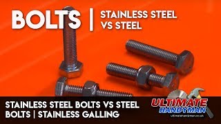 Stainless steel bolts vs steel bolts  Stainless galling [upl. by Blithe]