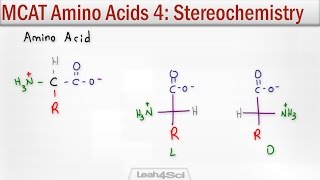 Amino Acid Stereochemistry R and S vs D and L Configuration [upl. by Leunam]