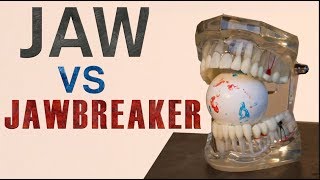 Can a Jawbreaker actually break your Jaw Teeth vs Jawbreaker Crushit [upl. by Ofloda]