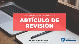 Articulo de revisión estructura función y algunos ejemplos [upl. by Schwab]