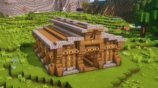 Minecraft  How to Build a Villager Trading Hall Tutorial [upl. by Rodd]