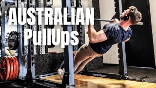 MEHR Klimmzüge schaffen  Australian Pullups  Richtig ausführen [upl. by Gui]