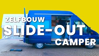 Slide out zelfbouw camper [upl. by Naujed]