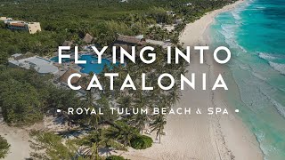 Flying into Catalonia Royal Tulum  Drone FPV [upl. by Eittak]