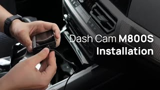 70mai Dash Cam A800S Installation [upl. by Mayne]