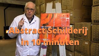 Abstract schilderij maken in 10 minuten [upl. by Warring]