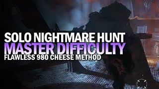 Solo Flawless Master Nightmare Hunt Fear 980 Phogoth w Cheese Destiny 2 Shadowkeep [upl. by Gnok]