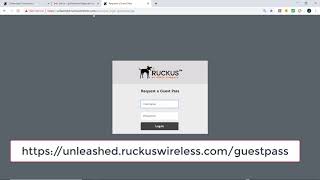 Configuring Guest Access WLANs with a Unique Password using Ruckus Unleashed UI [upl. by Brennen]