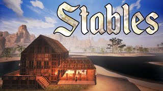 Conan Exiles Stables Build Guide Riders of Hyboria DLC [upl. by Natika]