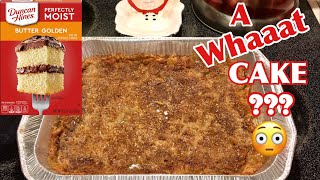 THANKSGIVING STYLE PEACH COBBLER DUMP CAKE 🍑 Thanksgiving Desserts [upl. by Worthington]