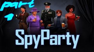 SpyParty Gameplay Walkthrough Part 1  Low Profile PC [upl. by Latrell]