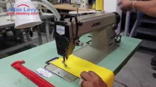 Sewing heavy material on a Juki DDl 5550  How t keep cool when sewing [upl. by Jessey]