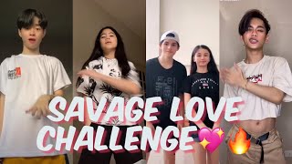 Savage Love Dance Challenge  Tiktok Compilation [upl. by Eedyak31]