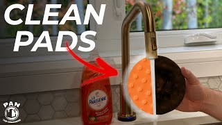 HOW TO CLEAN POLISHING PADS QUICK amp EASY [upl. by Collette]