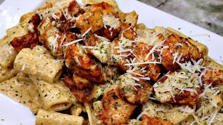 Creamy Pesto Chicken Pasta Recipe  30 Minute Meal [upl. by Reeve880]