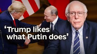 Bernie Sanders on Trump’s alignment with Russia [upl. by Aneela]