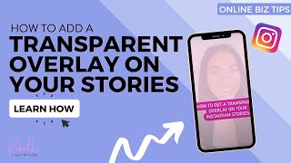 How to Add a Transparent Overlay on Instagram Stories shorts  Instagram Tips [upl. by Ezra]