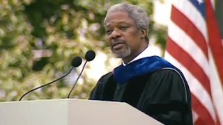 SecretaryGeneral Kofi Atta Annan—1997 MIT Commencement Address [upl. by Borchers]