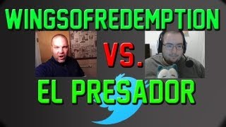 WingsOfRedemption VS ElPresador Twitter Battle [upl. by Eseekram]