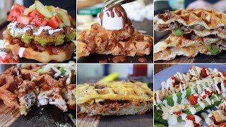 6 Unique Meals Using a Waffle Maker [upl. by Tran]