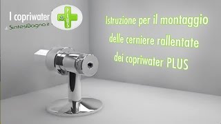 Istruzioni montaggio cerniere rallentate copriwater PLUS SintesiBagno [upl. by Alolomo]