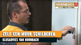 Binnendeur schilderen met HORNBACH [upl. by Onil632]