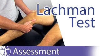 Lachman Test  Cruciate Ligament [upl. by Oigile222]