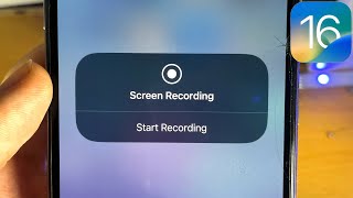 How To Screen Record on iOS 16 [upl. by Doreg]