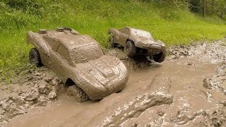 Traxxas Slash 4x4 KillerBodyRC Mud Bogging [upl. by Leahcimaj]