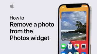 How to remove a photo from the Photos widget on your iPhone — Apple Support [upl. by Nileuqay]