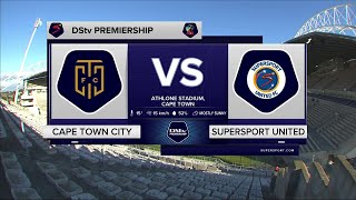 Cape Town City FC vs SuperSport United  DStv Premiership  Extended Highlights [upl. by Rawlinson]