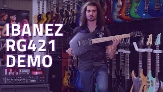 Ibanez RG421 Electric Guitar Demo [upl. by Renraw]