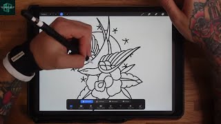 3 Easy Traditional Tattoos to Draw  How to Draw a Tattoo Design [upl. by Nameerf563]