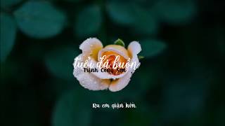 LYRICS TUỔI ĐÁ BUỒN  Quang Dũng [upl. by O'Toole]