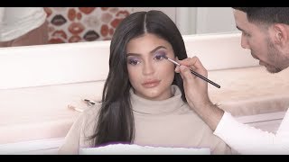 Kylie Introduces the New Kylie Cosmetics Purple Palette [upl. by Nebuer]