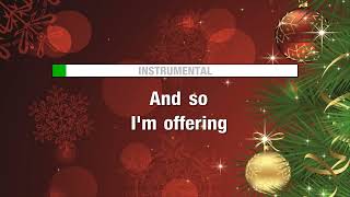 Christmas Song Chestnuts Roasting  Nat King Cole KARAOKE [upl. by Latsyc152]