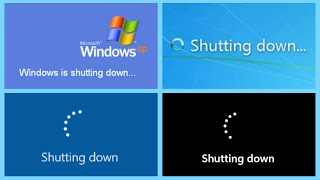 Windows Shutdown Screens Windows 11 Included [upl. by Athena]