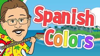 The Colors in Spanish  Jack Hartmann Colors Song  Colores  Spanish and English Colors [upl. by Keon]