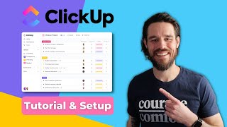 A Simple 15 Minute Setup for ClickUp Project Management Tutorial [upl. by Yhprum]