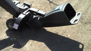 Wood Chipper 10 HP Yard Machine By MTD [upl. by Anahsat803]