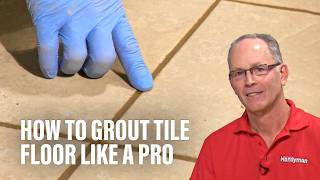 How to Grout Tile Floor Like a Pro [upl. by Pickard865]