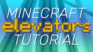 Minecraft Elevator Command Block  119 Tutorial Smooth MultiFloor UpDown [upl. by Halian]