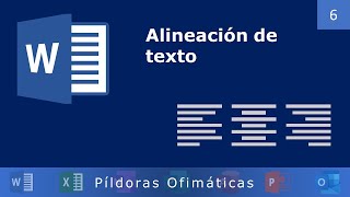 ALINEAR y JUSTIFICAR texto en Word [upl. by Anon]