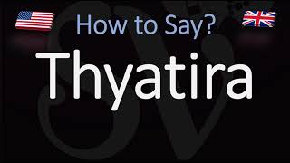 How to Pronounce Thyatira CORRECTLY [upl. by Naujahs961]