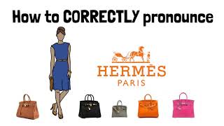 How to pronounce Hermes Hermès correctly  English Speaking Practice [upl. by Turpin937]